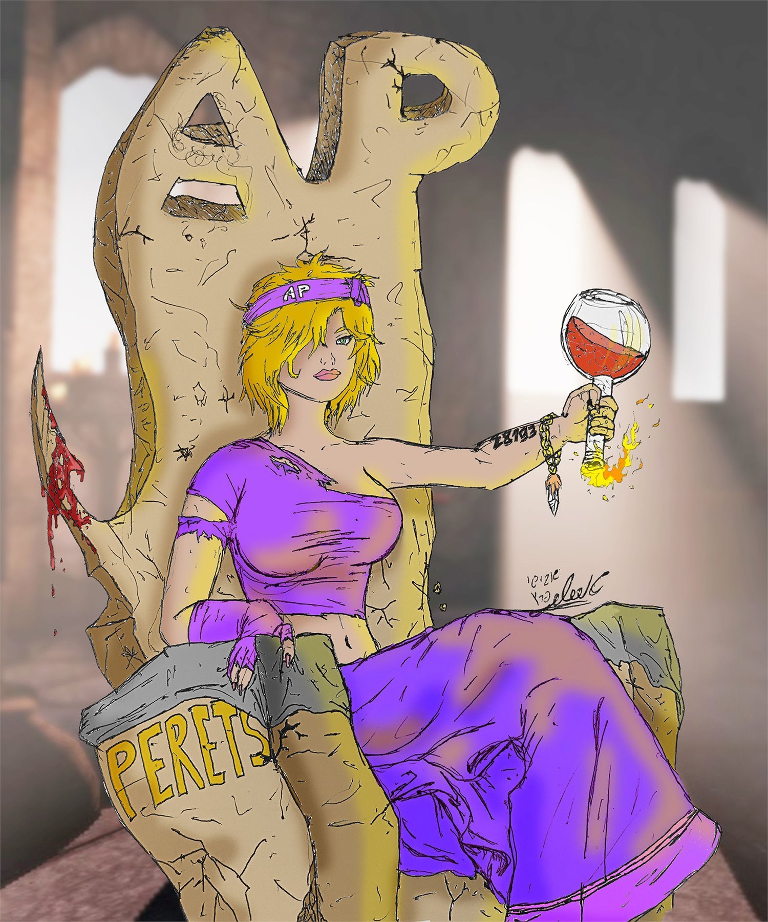 Original drawing to living AI 19
