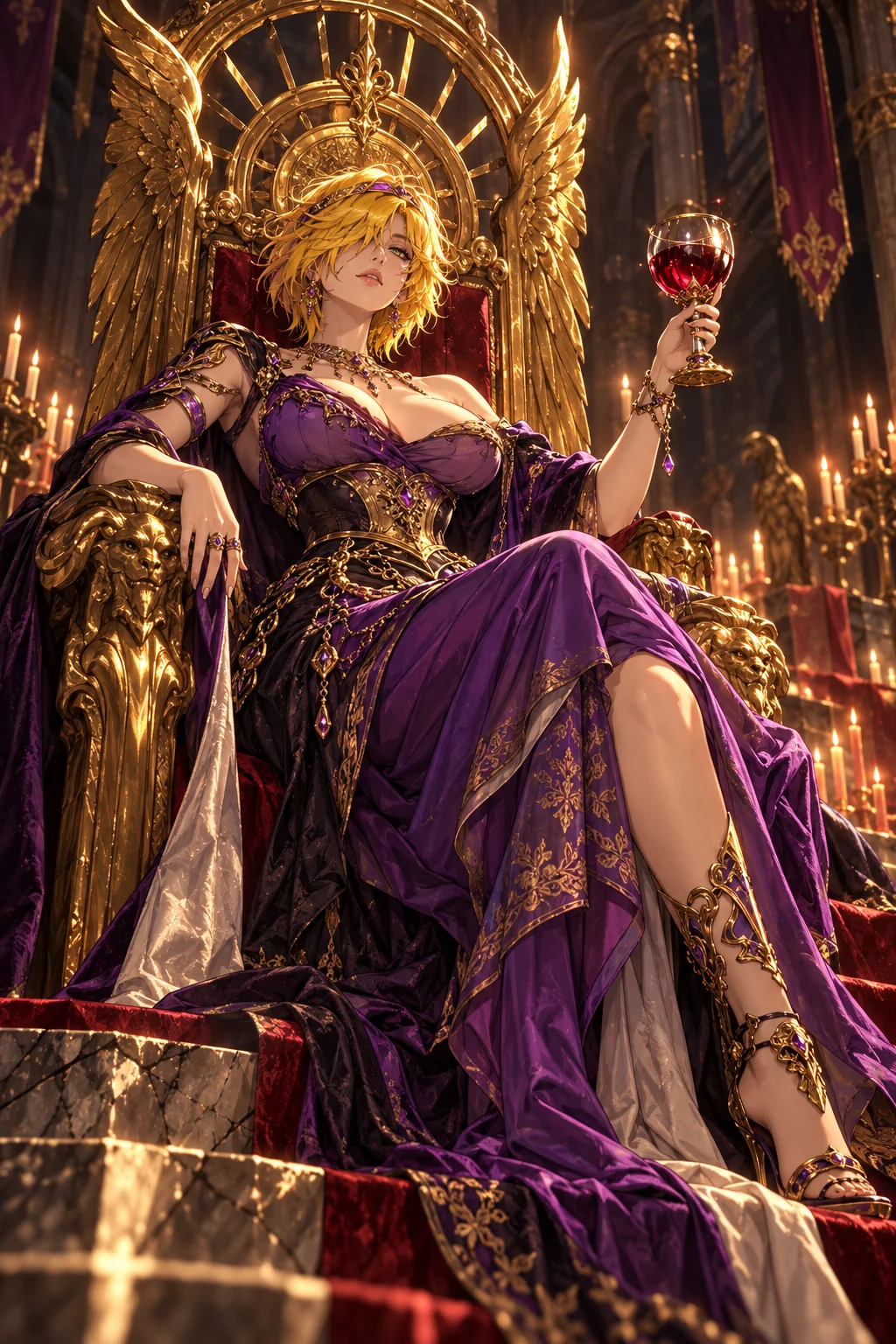 Gilded Throne anime cover