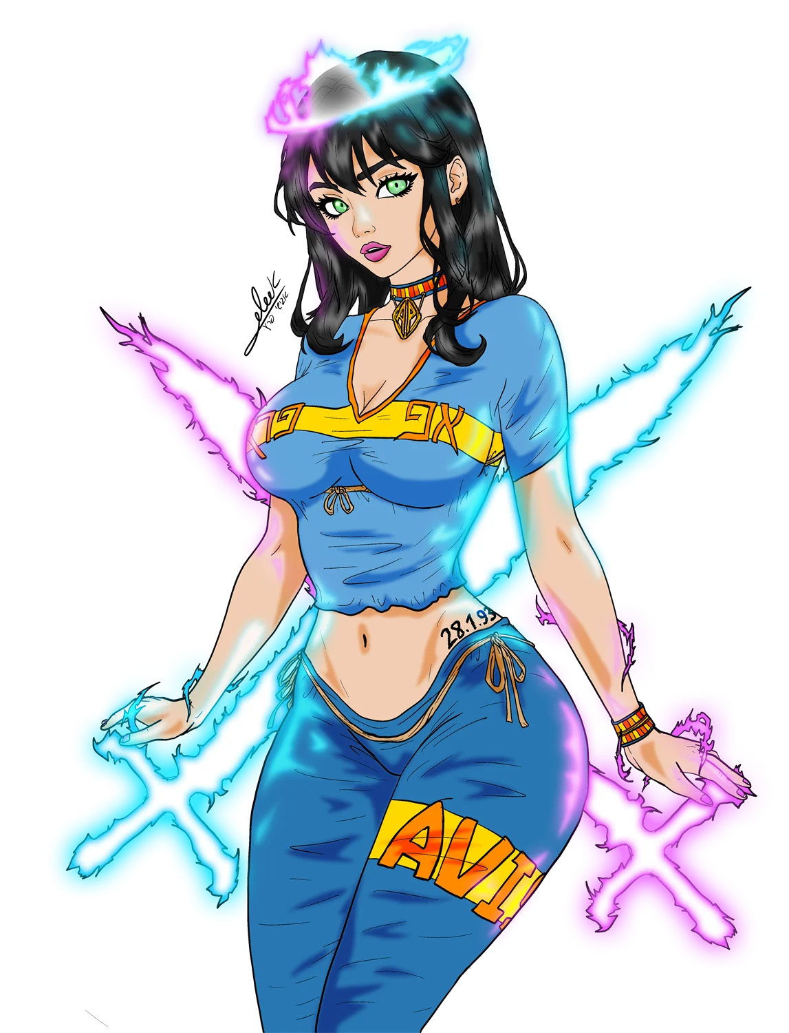 Original character drawing by Avishay Perets